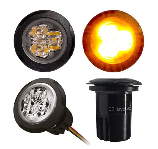 LED-Blitzgeräte in verschiedenen Farben